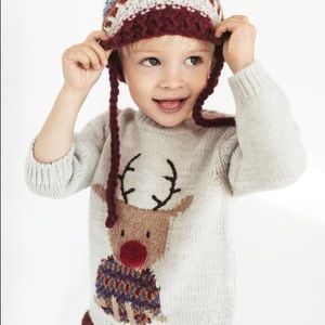 ZARA Reindeer Knit Sweater Boys
